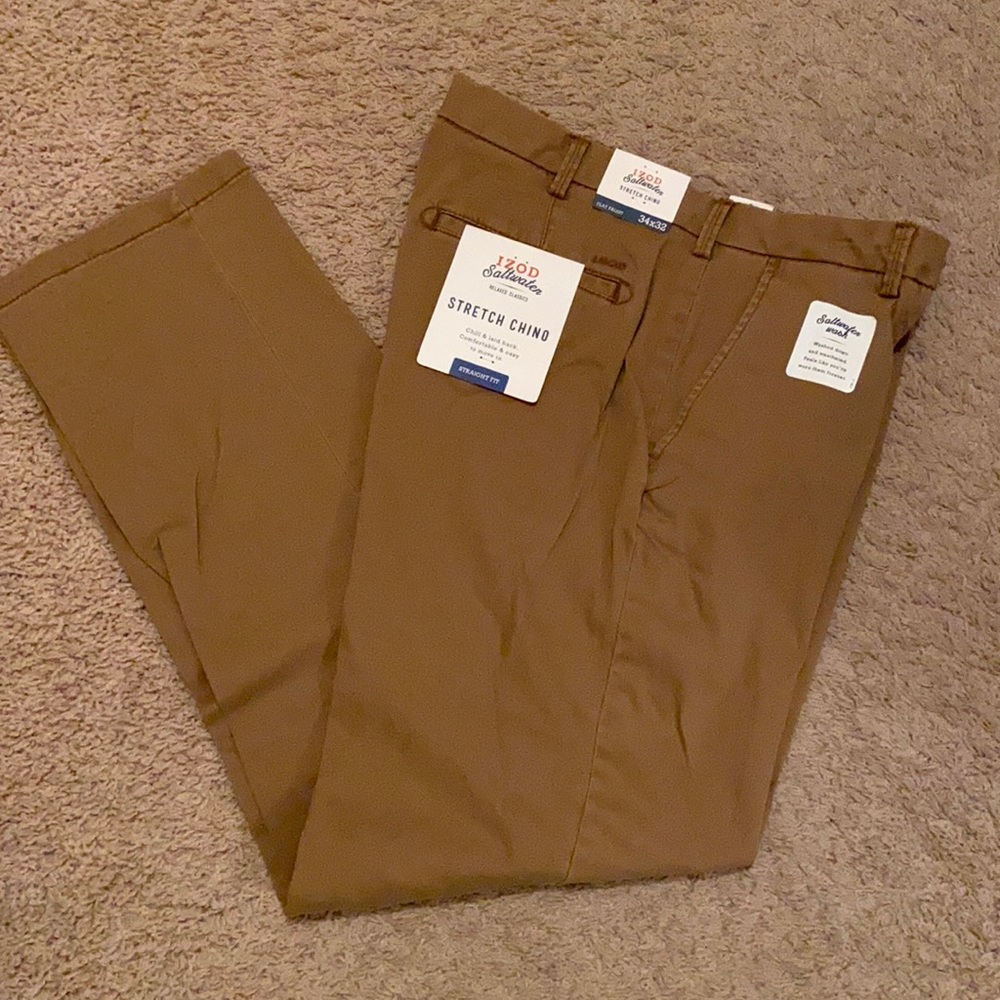 IZOD men’s straight fit khaki pants